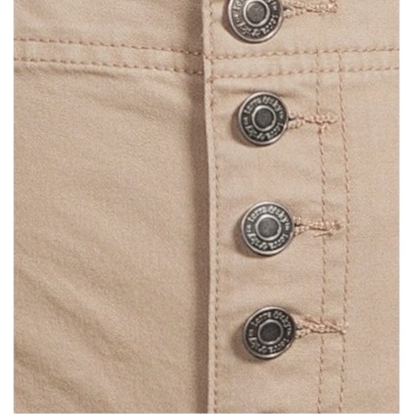 Terra Sky Tan Cuffed Button‎ Fly Utility Shorts 4 inch inseam
Plus Size 26W - Picture 3 of 7
